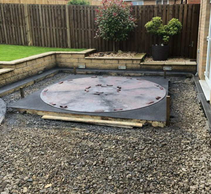 concrete printing company driveways