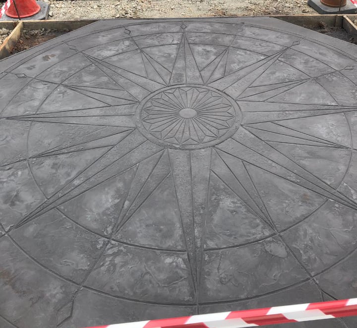 concrete printing company driveways