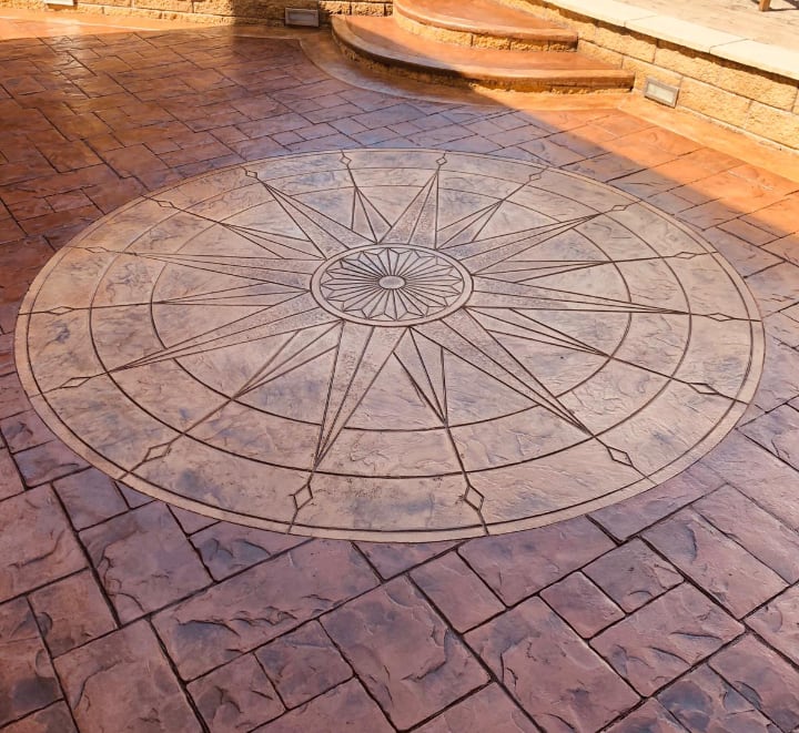 concrete printing company driveways